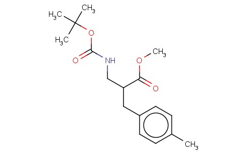 2-(TERT-BUTOXYCARBONYLAMINO-METHYL)-3-P-TOLYL-PROPIONIC ACID METHYL ESTER